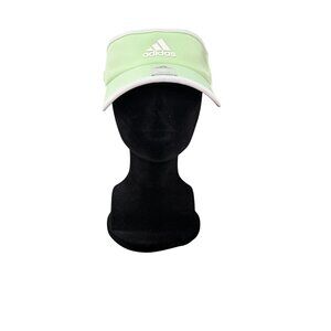 Adidas Aeroready Mens Superlite 2 Visor In Green Spark With Adjustable Strap